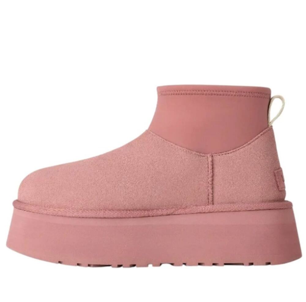 UGG Classic Pink Mini Dipper Platform Boots Size 7